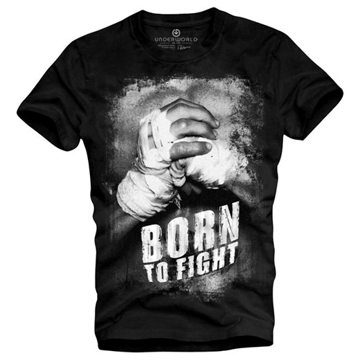 T-shirt UNDERWORLD Organic Cotton Born to fight Underworld XXL wyprzedaż morillo