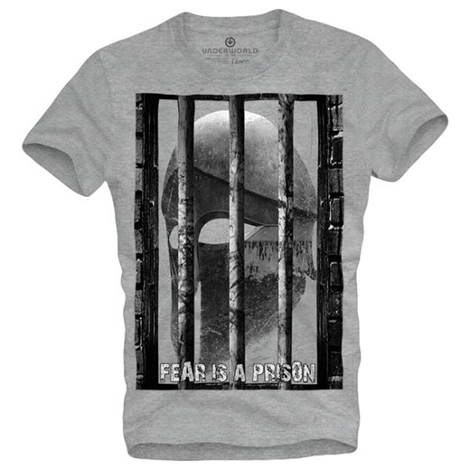 T-shirt męski UNDERWORLD Fear is a prison Underworld S okazyjna cena morillo