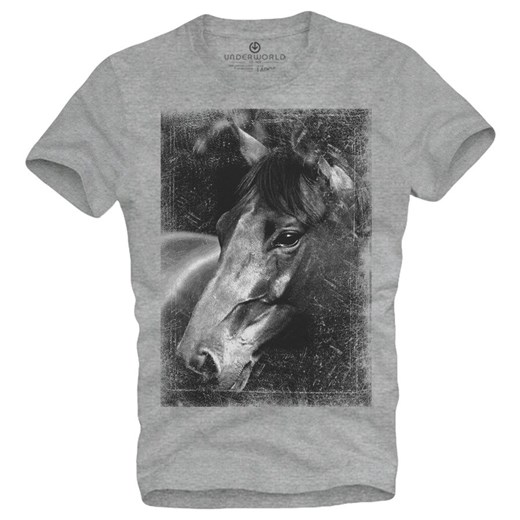 T-shirt męski UNDERWORLD Horse Underworld L okazja morillo