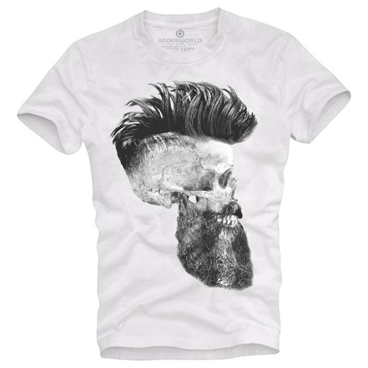 T-shirt męski UNDERWORLD Skull with a beard ze sklepu morillo w kategorii T-shirty męskie - zdjęcie 109286589