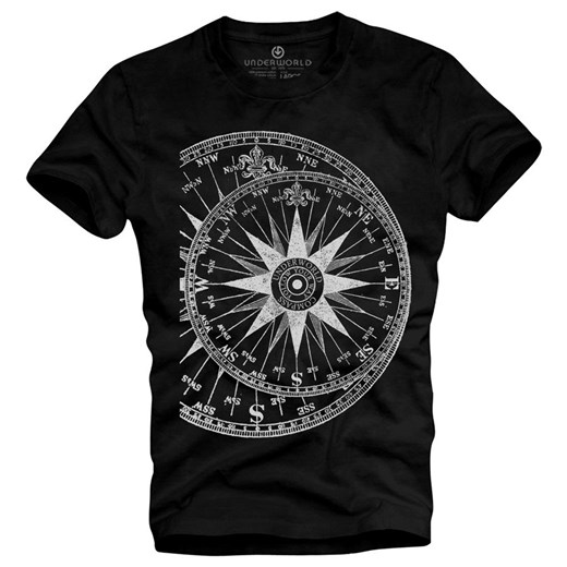 T-shirt męski UNDERWORLD Compass ze sklepu morillo w kategorii T-shirty męskie - zdjęcie 109286636