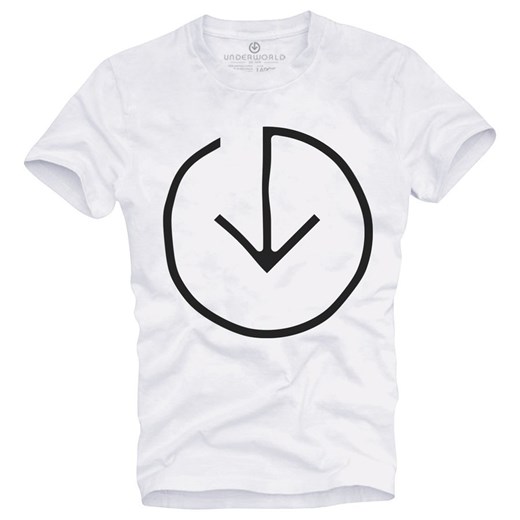 T-shirt męski UNDERWORLD Logo biały ze sklepu morillo w kategorii T-shirty męskie - zdjęcie 109286649
