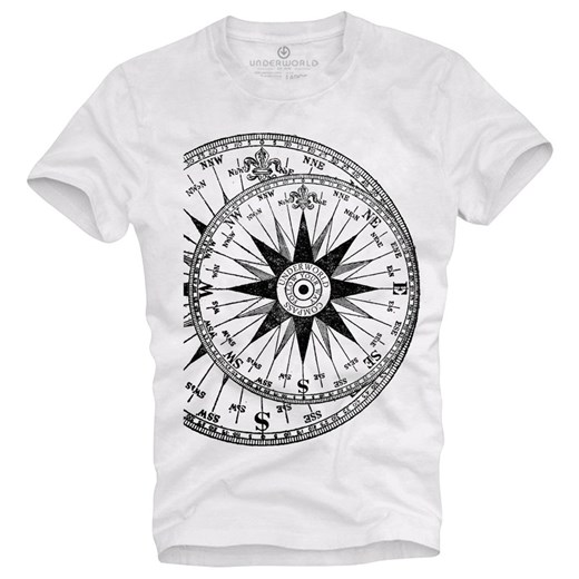 T-shirt męski UNDERWORLD Compass ze sklepu morillo w kategorii T-shirty męskie - zdjęcie 109286767