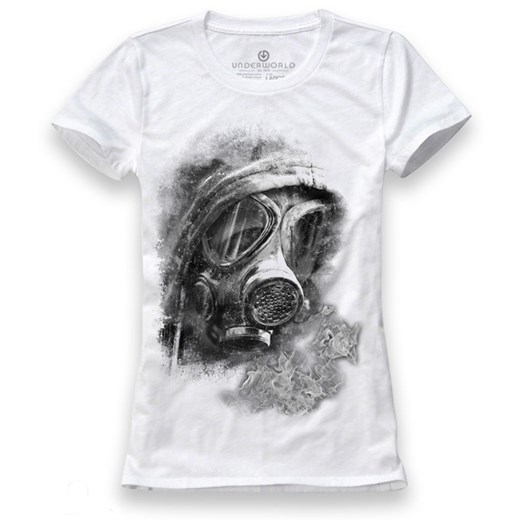 T-shirt damski UNDERWORLD Gas mask Underworld S okazyjna cena morillo
