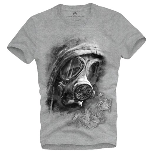 T-shirt męski UNDERWORLD Gas mask Underworld L okazja morillo