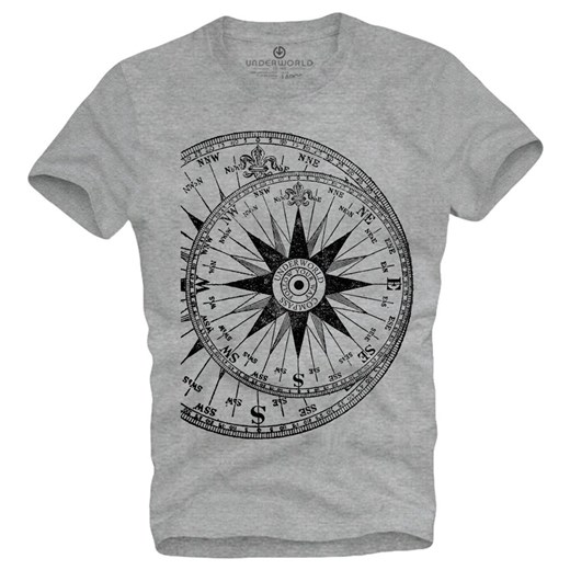T-shirt męski UNDERWORLD Compass ze sklepu morillo w kategorii T-shirty męskie - zdjęcie 109286895