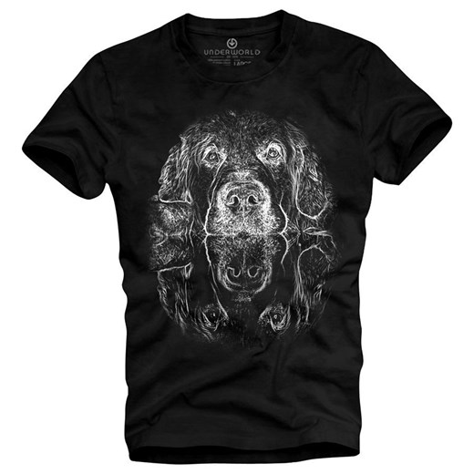 T-shirt męski UNDERWORLD Dog czarny ze sklepu morillo w kategorii T-shirty męskie - zdjęcie 109286916