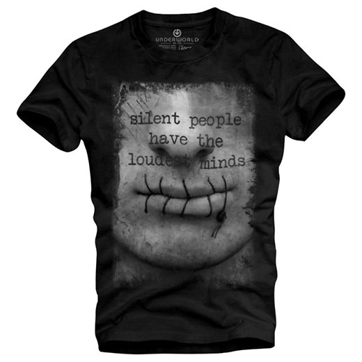 T-shirt UNDERWORLD Organic Cotton Silent people... Underworld M promocja morillo