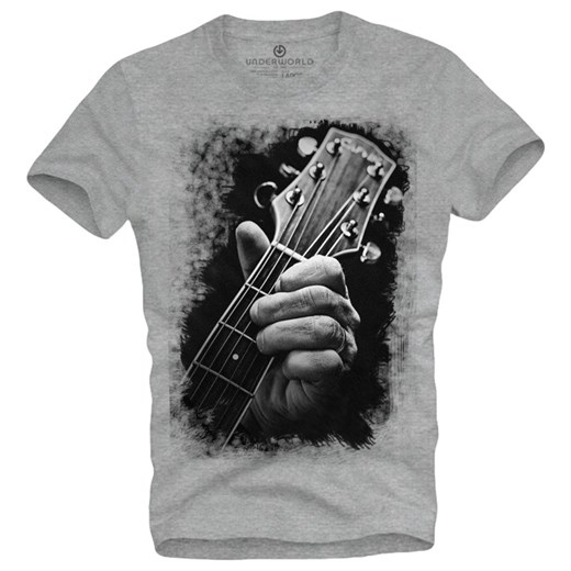 T-shirt męski UNDERWORLD Guitar head Underworld L promocyjna cena morillo