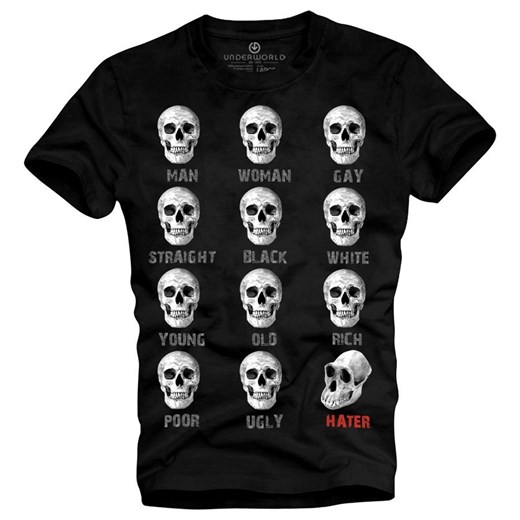 T-shirt męski UNDERWORLD Hater ze sklepu morillo w kategorii T-shirty męskie - zdjęcie 109287148