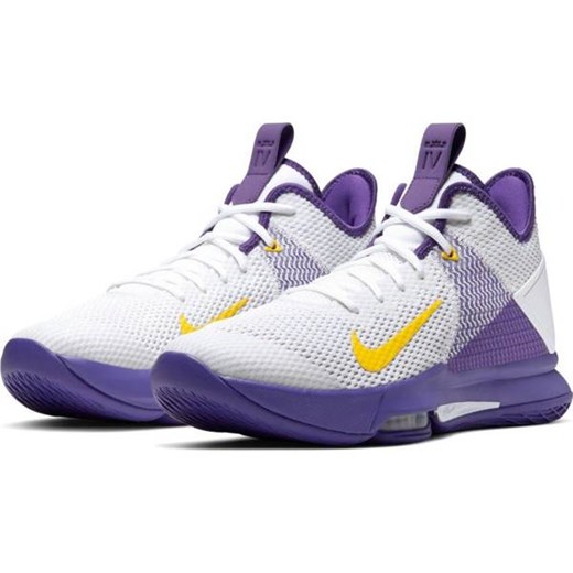 Buty do kosza Nike LeBron Witness IV White/Voltage Purple Nike 42 sklep_intempo_pl