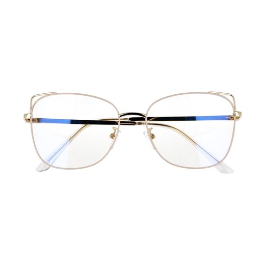 Okulary kocie do komputera damskie z filtrem BLUE Light zerówki 2573-2 Stylion Stylion
