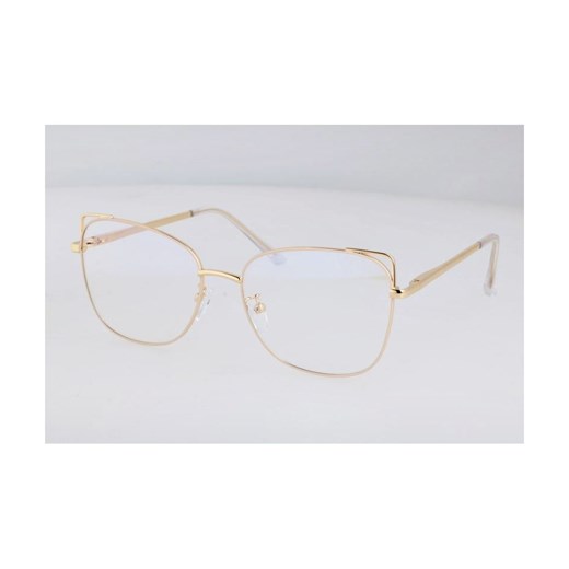 Okulary kocie do komputera damskie z filtrem BLUE Light zerówki 2573-2 Stylion Stylion