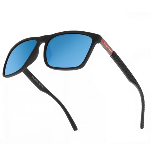 Okulary polaryzacyjne przeciwsłoneczne lustrzanki niebieskie Pol-705A Polarzone Stylion