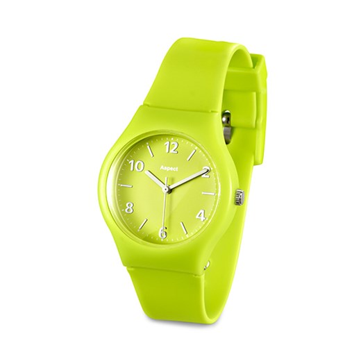 Zegarek na rękę Radość lata, limonka tchibo zielony łatki
