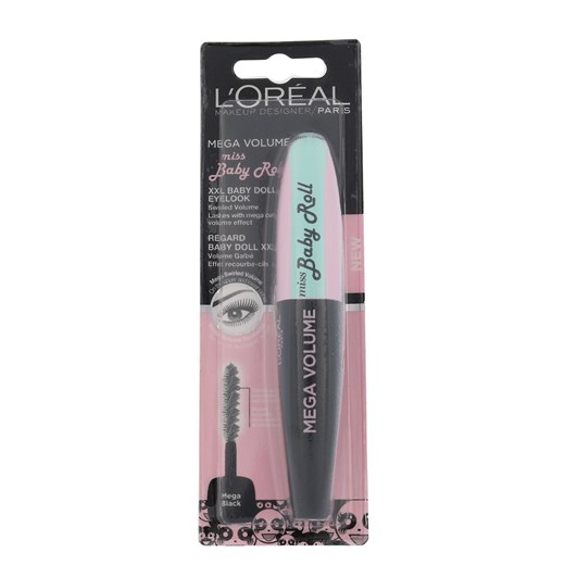 L´oréal Paris Mega Volume Miss Baby Roll Tusz Do Rzęs 9,1Ml Mega Black makeup-online.pl