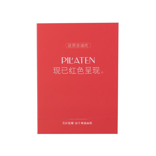 Pilaten Native Blotting Paper Control Red Chusteczki Oczyszczające 100Szt Pilaten makeup-online.pl
