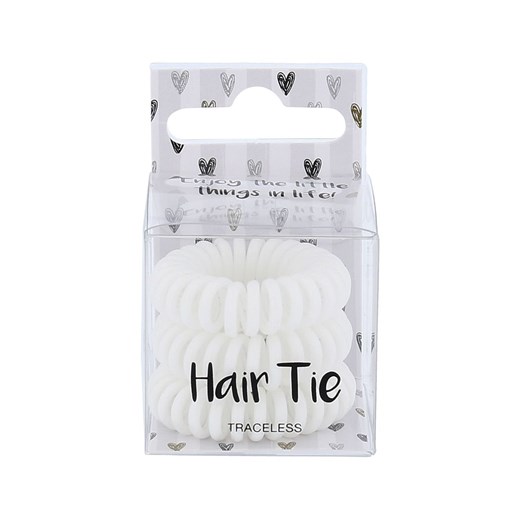 2K Hair Tie Gumka Do Włosów 3Szt White 2k makeup-online.pl