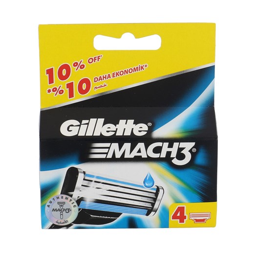 Gillette Mach3 Wkład Do Maszynki 4Szt Gillette makeup-online.pl
