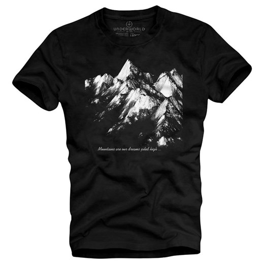 T-shirt męski UNDERWORLD Mountains ze sklepu morillo w kategorii T-shirty męskie - zdjęcie 109491536