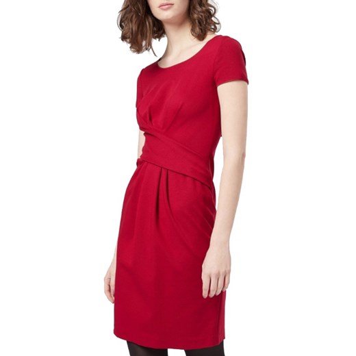 Emporio Armani sukienka mini z krótkim rękawem z okrągłym dekoltem casual 