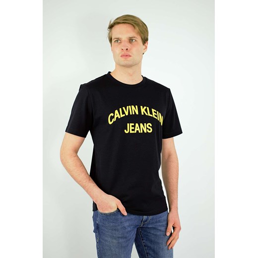 t-shirt męski calvin klein czarny ze sklepu Royal Shop w kategorii T-shirty męskie - zdjęcie 109518717