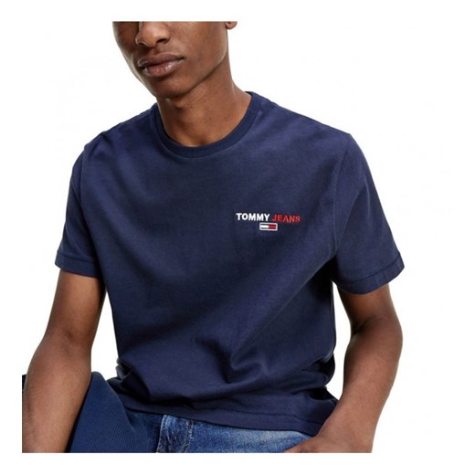 Tommy Hilfiger t-shirt męski granatowy bawełniany