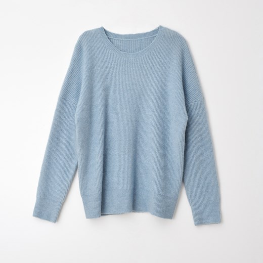 Mohito - Sweter oversize Eco Aware - Niebieski Mohito S promocja Mohito