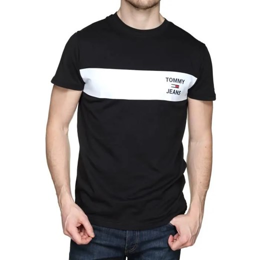 Tommy Hilfiger T-shirt Męski Regular Fit Black ze sklepu dewear.pl w kategorii T-shirty męskie - zdjęcie 109580949