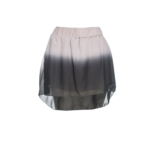Faded georgette mini-skirt