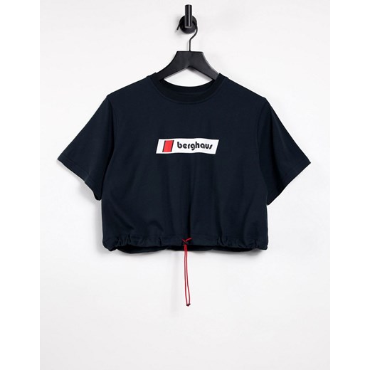 Berghaus – Tramantana – Czarny T-shirt o krótkim fasonie-Black XL Asos Poland