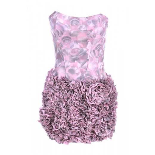 Stabo sukienka różowo-szara n-fashion-pl fioletowy cień do powiek