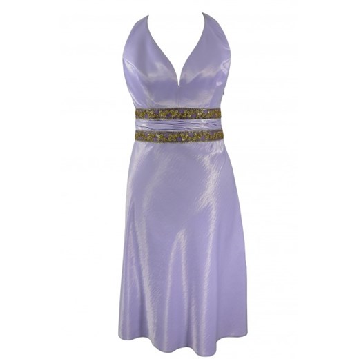 Francoise sukienka lila n-fashion-pl szary damskie