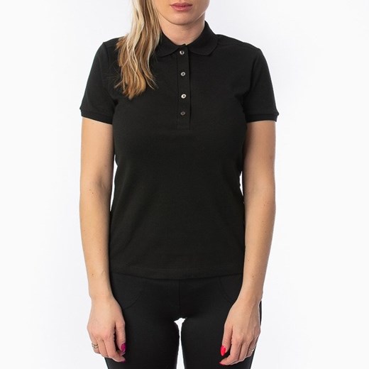 Bluzka damska Lacoste z krótkim rękawem z kołnierzykiem casual