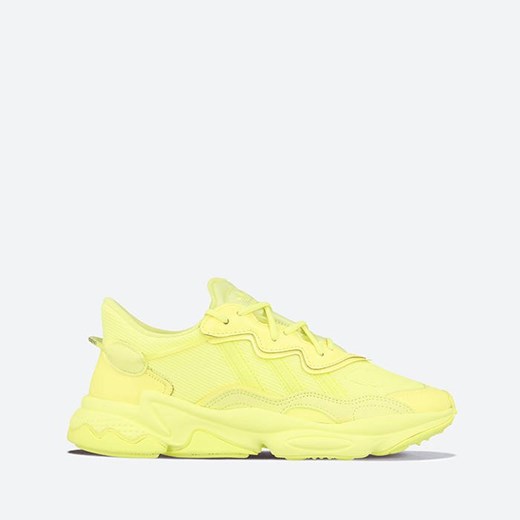 Żółte buty sportowe damskie Adidas Originals sneakersy sznurowane na wiosnę