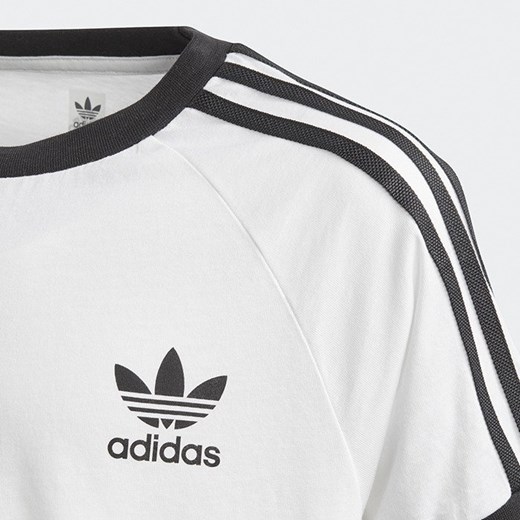 T-shirt chłopięce biały Adidas Originals z krótkim rękawem 