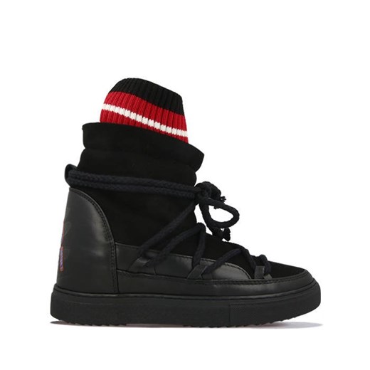 Buty damskie Inuikii Sneaker Wedge Sock 70203-113 BLACK Inuikii 41 wyprzedaż SneakerStudio.pl