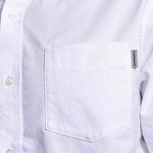 Koszula męska Carhartt WIP Button Down Pocket I022069 WHITE Carhartt Wip XS wyprzedaż SneakerStudio.pl