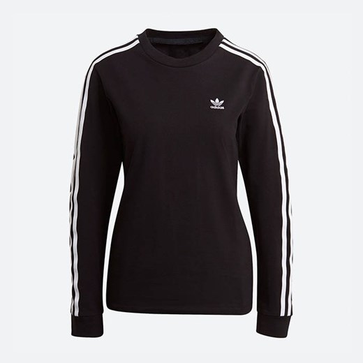 Adidas Originals bluzka damska z długim rękawem czarna z okrągłym dekoltem 