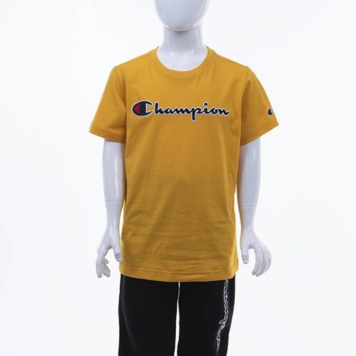 T-shirt chłopięce żółty Champion 
