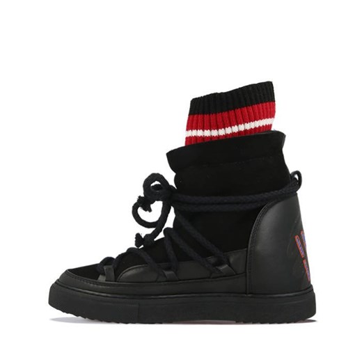Buty damskie Inuikii Sneaker Wedge Sock 70203-113 BLACK Inuikii 39 okazyjna cena SneakerStudio.pl