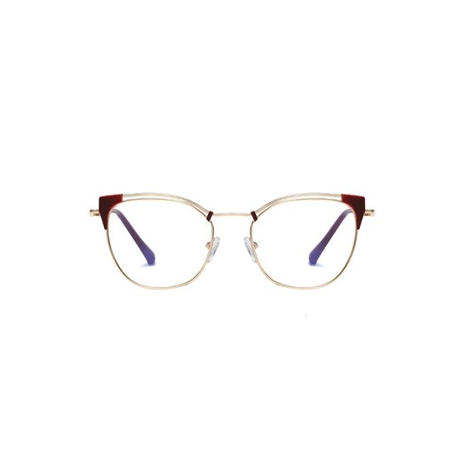 Okulary kocie do komputera damskie z filtrem BLUE Light zerówki 2565-4 ze sklepu Stylion w kategorii Okulary zerówki damskie - zdjęcie 109763878