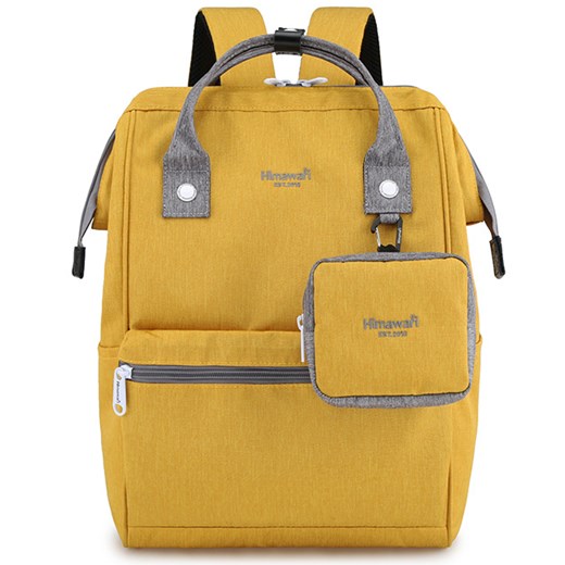 Plecak Himawari 2268 na laptopa 13,3" + etui Kolor: żółto-szary Himawari inBag