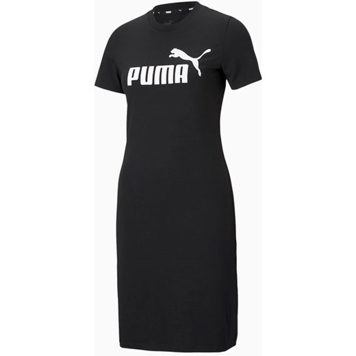 Sukienka damska Essentials Slim Tee Dress Puma (black) Puma XS okazja SPORT-SHOP.pl