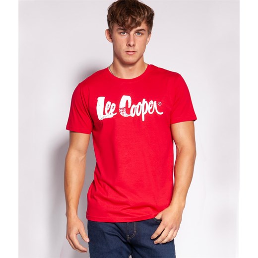 T-shirt z logo HERO2 2021 RED Lee Cooper XL Lee Cooper