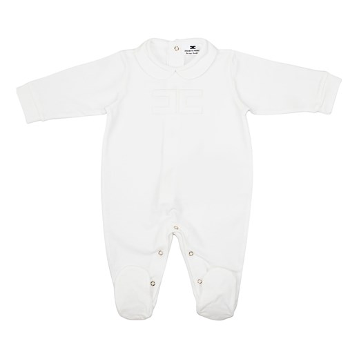 Odzież dla niemowląt Elisabetta Franchi wiosenna biała dla dziewczynki 