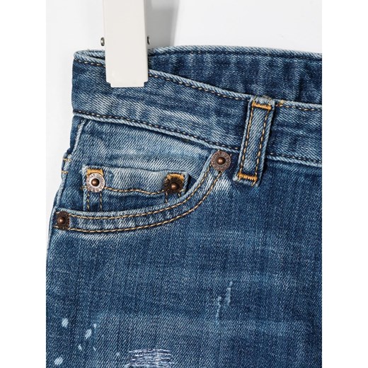 Spodnie chłopięce Dsquared2 granatowe jeansowe