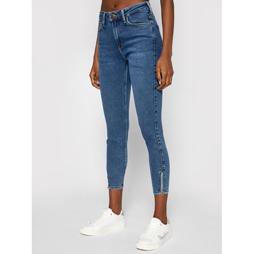 Lee Jeansy Scarlett L31BNCXY Granatowy Skinny High Fit Lee 28_31 MODIVO