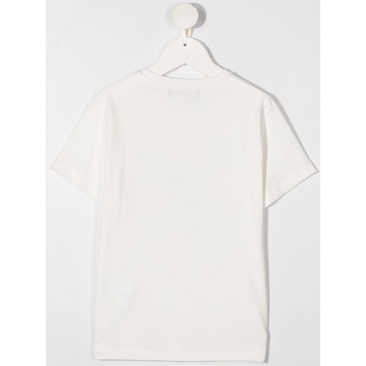 T-shirt chłopięce Versace biały z krótkim rękawem 