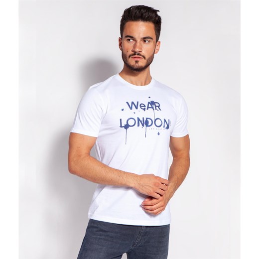 T-shirt Slim z nadrukiem WEAR 6060 WHITE Lee Cooper M Lee Cooper
